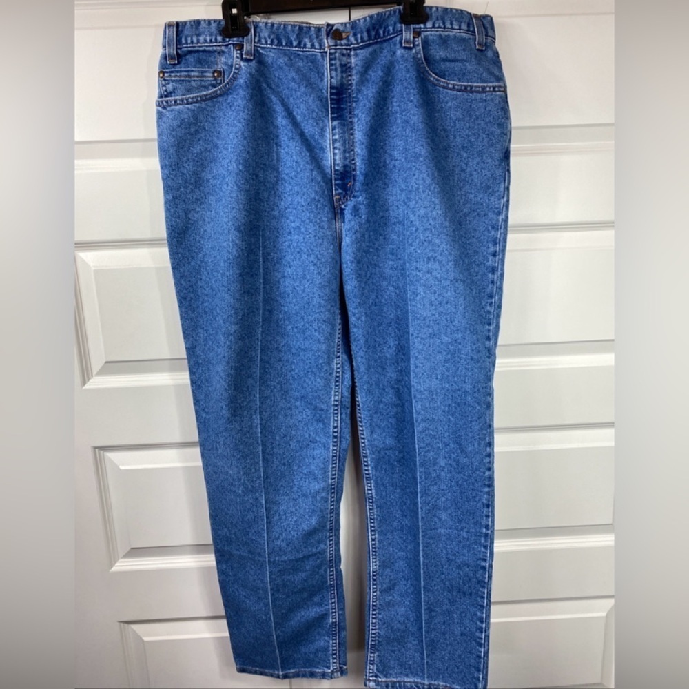 Vintage Levis 540 Jeans 42x32 Flex Relaxed Fit Medium Wash Y2K Denim 1999